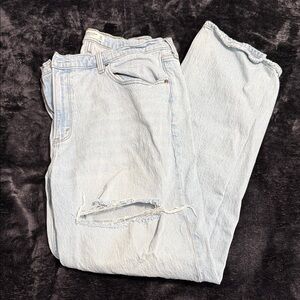Abercrombie & Fitch Light Blue Straight Leg Jeans